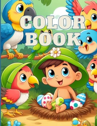 Jungle Birds Coloring Pages Book for Kids