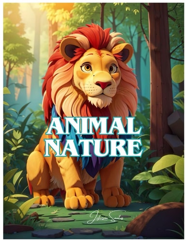 Animal Nature Coloring Book for Kids of Animals