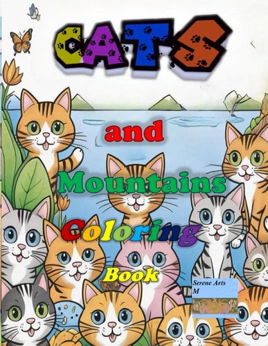 Cats and Mountains Coloring Book Horses Coloring Book