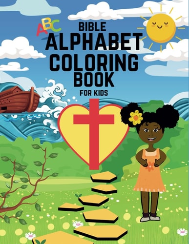 Bible Alphabet Coloring Book For Kids