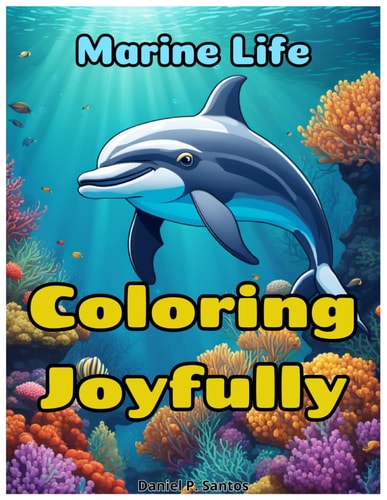 Coloring Joyfully Marine Life