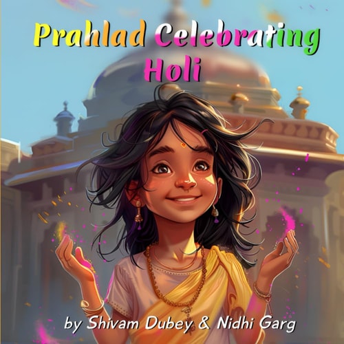 Prahlad Celebrating Holi The Triumph of Prahlad Over Holika
