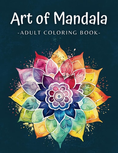 Art of Mandala Adult Coloring Book