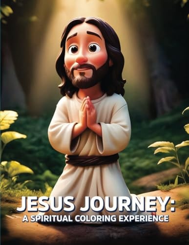 Jesus Journey A Spiritual Coloring Experience: Reflect, Rejoice, and Renew Your Spirit Through 26 Beautiful Images