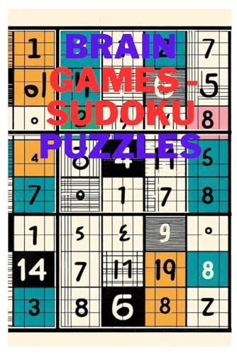 Brain Games - Sudoku Puzzles Pocket Size 6X9 Pocket Sudoku Puzzle Book For Adults 52 Puzzles Medium With Solutions