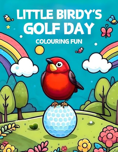 Little Birdy's Golf Day Colouring Fun