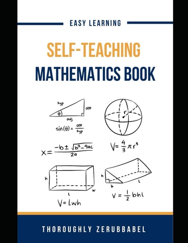Self-Teaching Mathematics Book Easy Learning