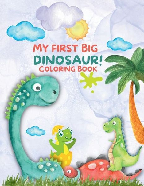 Dino-Saurus Coloring Book For Kids: The best dinosaurs coloring pages & connect the dots activities with preset colored backgrounds