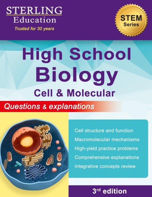 High School Biology: Questions & Explanations for Cell & Molecular Biology