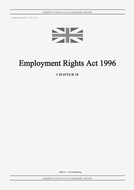 Employment Rights Act 1996 (c. 18)