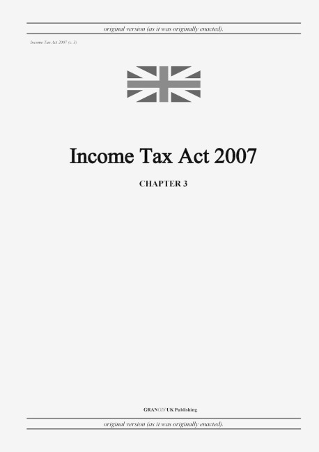 Income Tax Act 2007 (c. 3)
