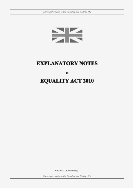Explanatory Notes to Equality Act 2010