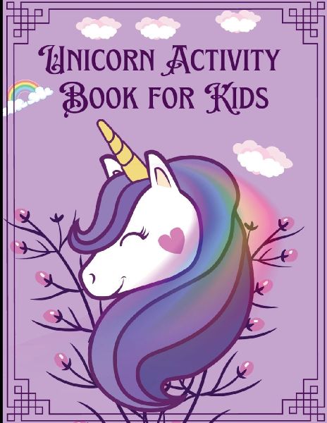 Unicorn activity book: Cool activity book for kids with mazes, spot the difference and much more!