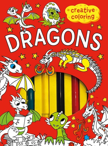 Dragons Mini-Coloring Kit