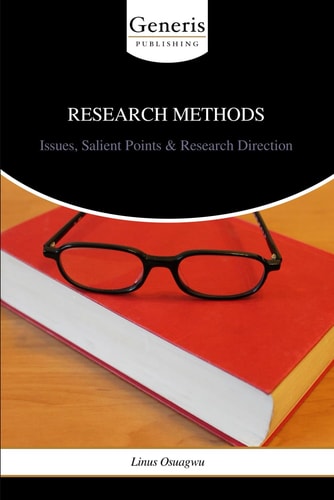 Research Methods Issues, Salient Points & Research Direction