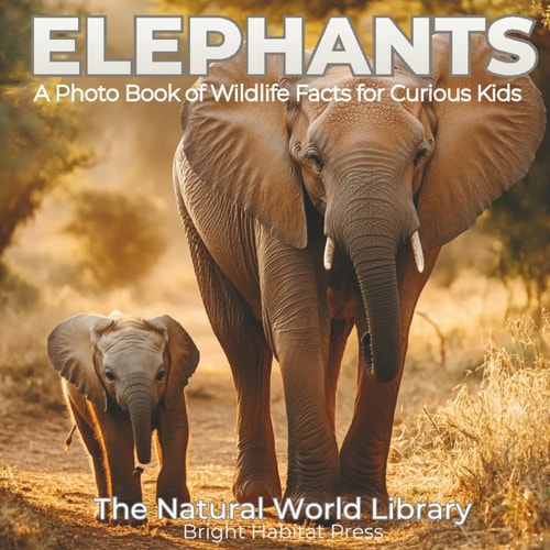 Elephants: A Photo Book of Wildlife Facts for Curious Kids (The Natural World Library)
