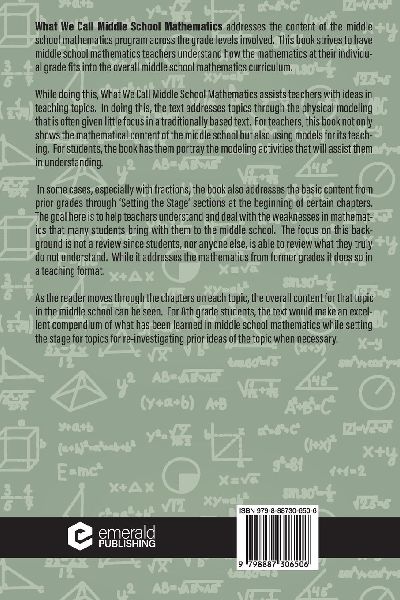 What We Call Middle School Mathematics