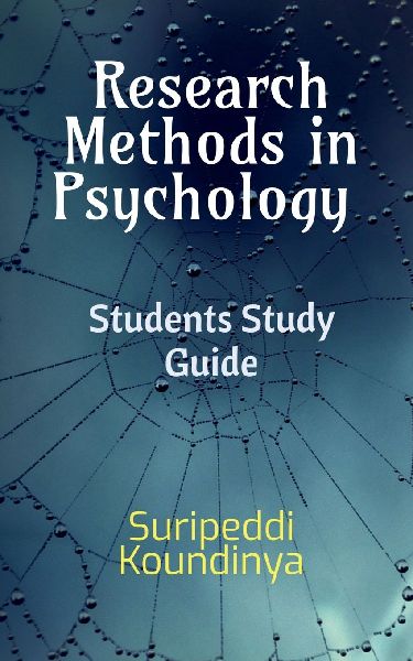 Research Methods in Psychology: Students Study Guide