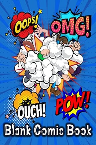 Blank Comic Book : Create and Draw your own Comics Large Notebook Journal Sketchpad for Kids Teens and Adults.120 Templates to express Your Talent and Creativity