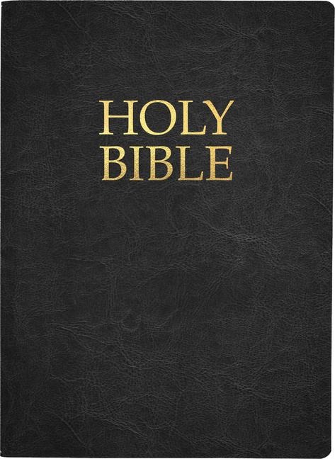 Kjver Holy Bible, Large Print, Black Genuine Leather, Thumb Index: (King James Version Easy Read, Red Letter, Premium Cowhide)
