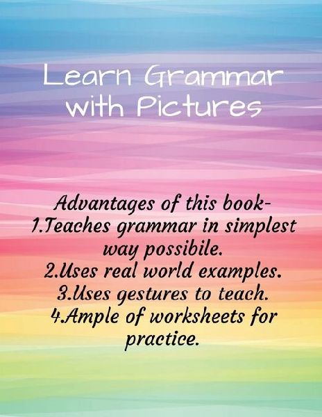 Learn Grammar with Pictures: Class 1 to 12th