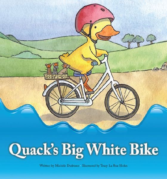 Quack's Big White Bike