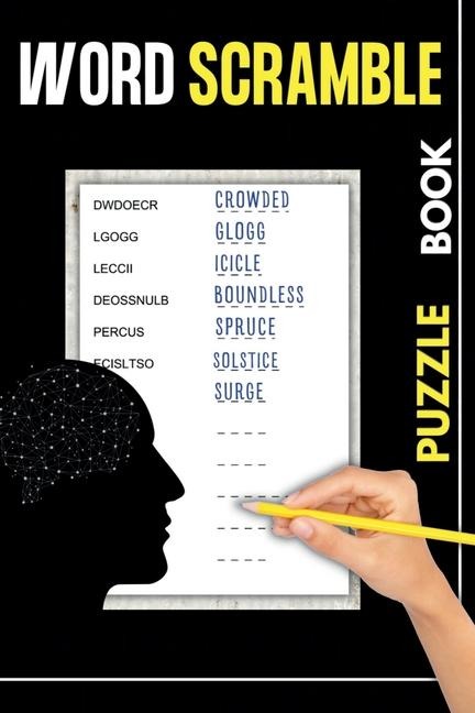 Word Scramble Puzzle Book: Stress Relieve Activity Books for Adults and Seniors 1200+ Words