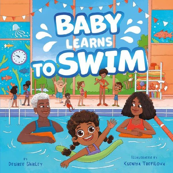 Baby Learns to Swim