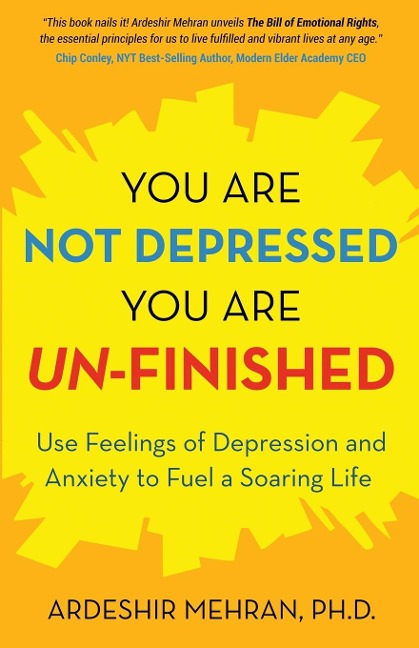 You Are Not Depressed. You Are Un-Finished.: Use Feelings of Depression and Anxiety to Fuel a Soaring Life.
