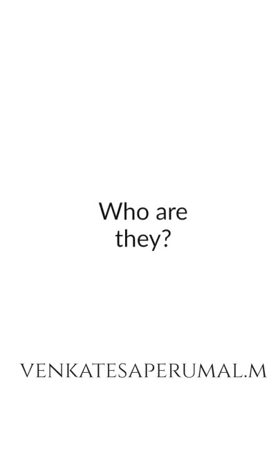 Who are they?