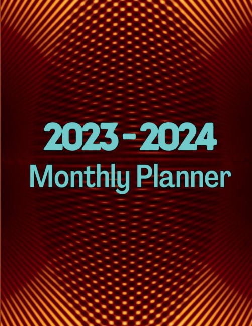 2023-2024 Monthly Planner for Men with Minimalist Cover: 2 Years Journal for Men