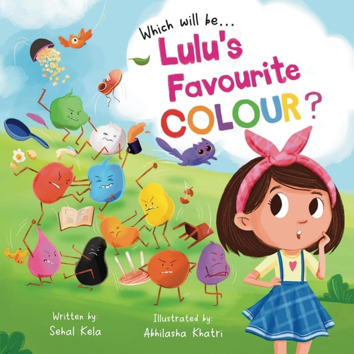 Lulu's Favourite Colour Illustrated and Informative Book about Colors for Children Aged 2-6 Years