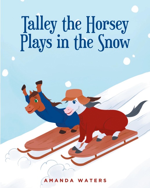 Talley the Horsey Plays in the Snow