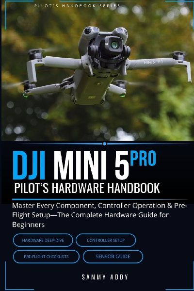 DJI Mini 5 Pro Pilots Hardware Handbook: Master Every Component, Controller Operation & Pre-Flight Setup-The Complete Hardware Guide for Beginners