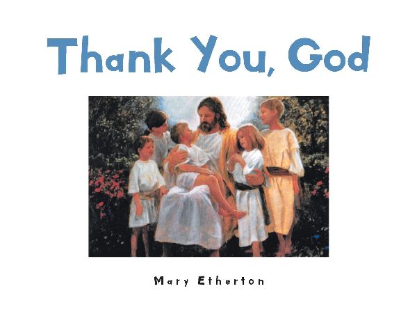 Thank You, God