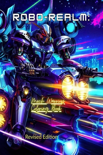 Robo-Realm Mech Warriors Coloring Book