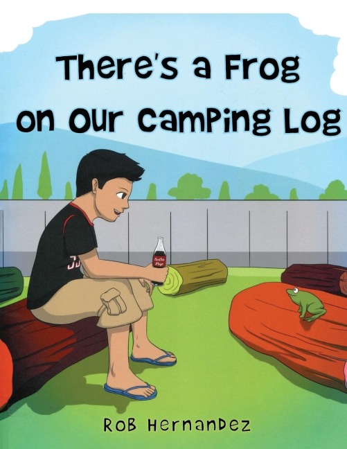 Theres a Frog on our Camping Log