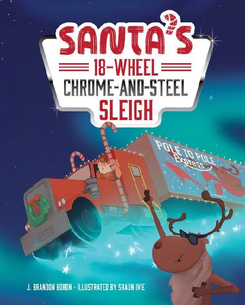 Santas 18-Wheel Chrome-And-Steel Sleigh