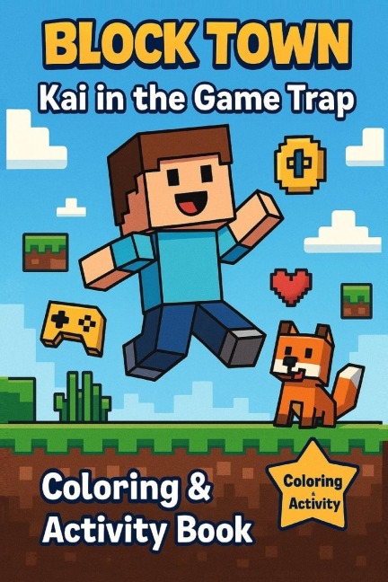 KAI IN THE GAME TRAP: Coloring, Activity& comic book for kids |Fun coloring book | Maze, Puzzles, Sharpens thinking | Games and adventures| Fun mind challenges for kids