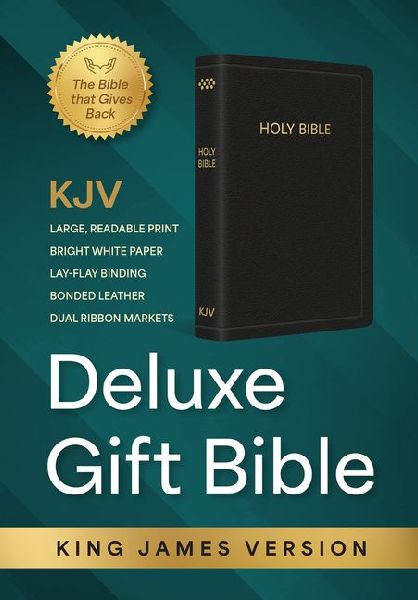 KJV Holy Bible: Deluxe Gift Bible - Black Bonded Leather, Thumb Indexed: King James Version Bible