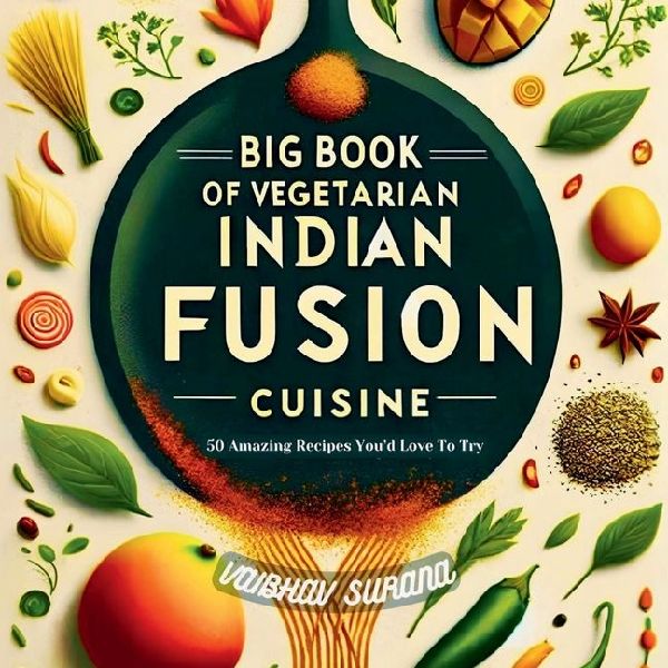 Big Book of Vegetarian Indian Fusion Cuisine: 50 Amazing Recipes Youd Love To Try