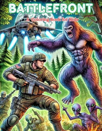 Battlefront Soldiers Vs Bigfoot Vs Aliens. A Fun Adventure for Kids!