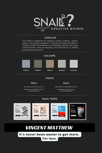 Snail Creative Guides. It's Never Been Easier to Get More. For Less.
