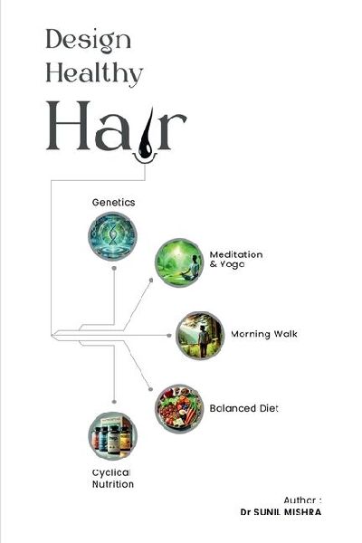 Design Healthy Hair: "Unlock the secrets to healthy hair with yoga, meditation, morning nature walk, diet and modern science and technology"