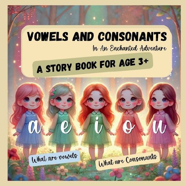 Vowels and Consonants - In An Enchanted Adventure: What are Vowels What are Consonants a, e, i, o, u Phonics, Vowel sounds, long vowels, short vowels, an before vowel nouns, a before consonant noun