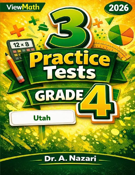 3 Utah RISE Grade 4 Math Practice Tests: Full-Length Test Prep with Detailed Answer Explanations