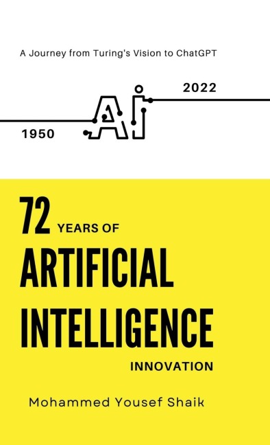 72 Years of Artificial Intelligence Innovation (1950 - 2022): A Journey from Turing's Vision to ChatGPT