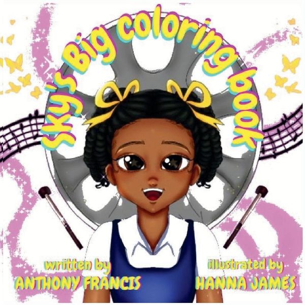 Skys Big Steelband Surprise Coloring Book: A Childrens Coloring Book Adventure