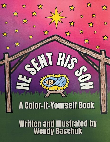 HE SENT HIS SON: A Color-It-Yourself Book