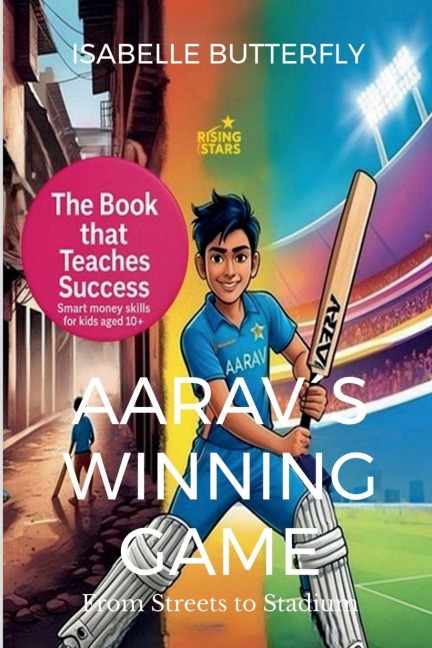 Aarav´s Winning Game - From Streets to Stadium: How Wise Moves & Money Skills Made Him a Cricket Star: A Story of Cricket, Entrepreneurship and Success for Young Minds.